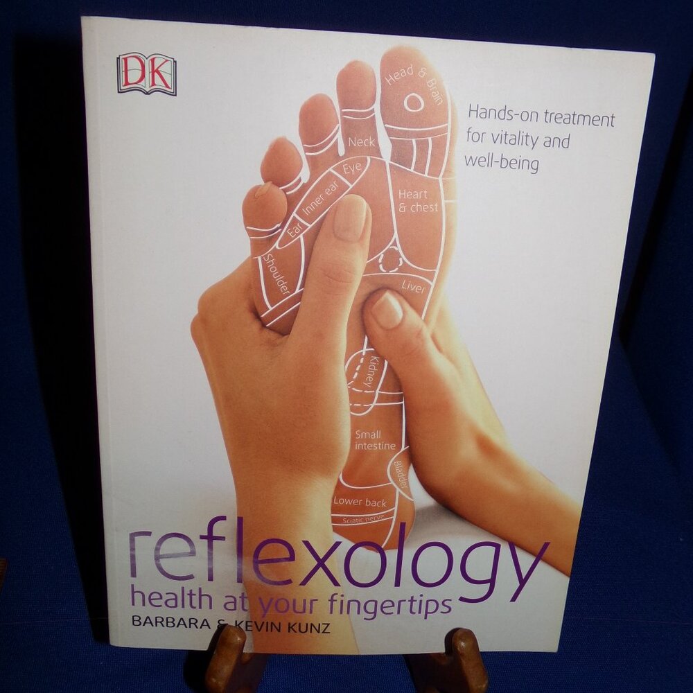 DKs Reflexology: Health at Your Fingertips - Vintage Softcover Paperback Book -